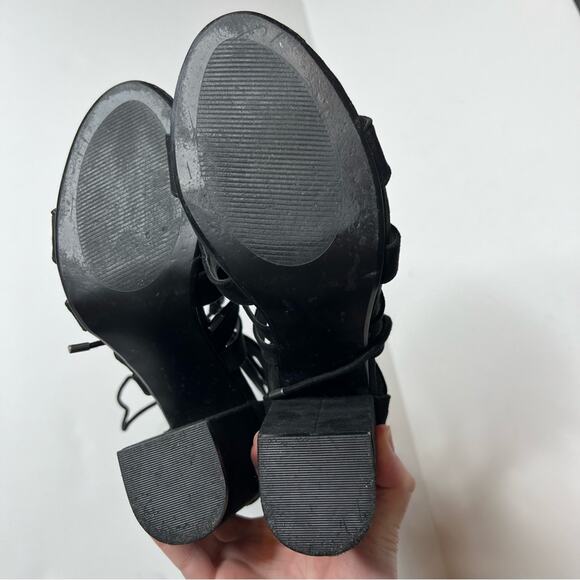 Madden Girl | Strappy Lace Up Block Heel - Picture 3 of 3